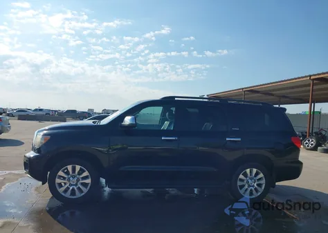 2010 Toyota Sequoia Platinum 5.7L V8 z USA, uszkodzony, nr VIN 5TDYY5G10AS030699